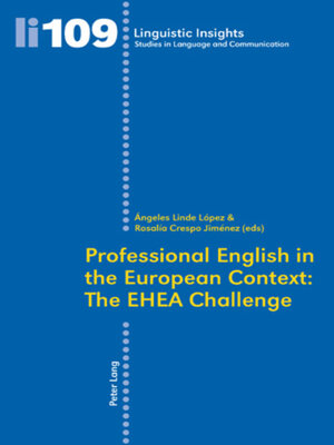 cover image of Professional English in the European Context